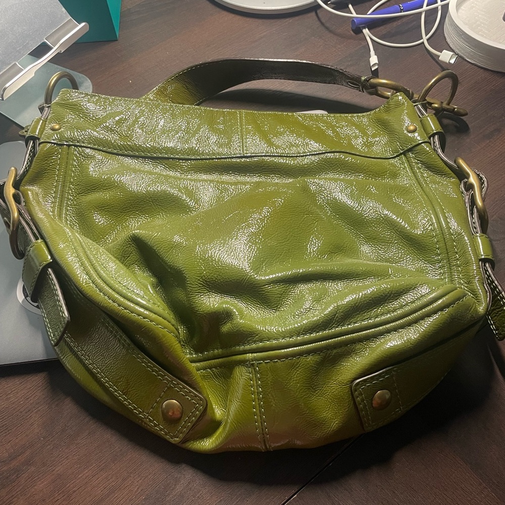 Coach purse, green